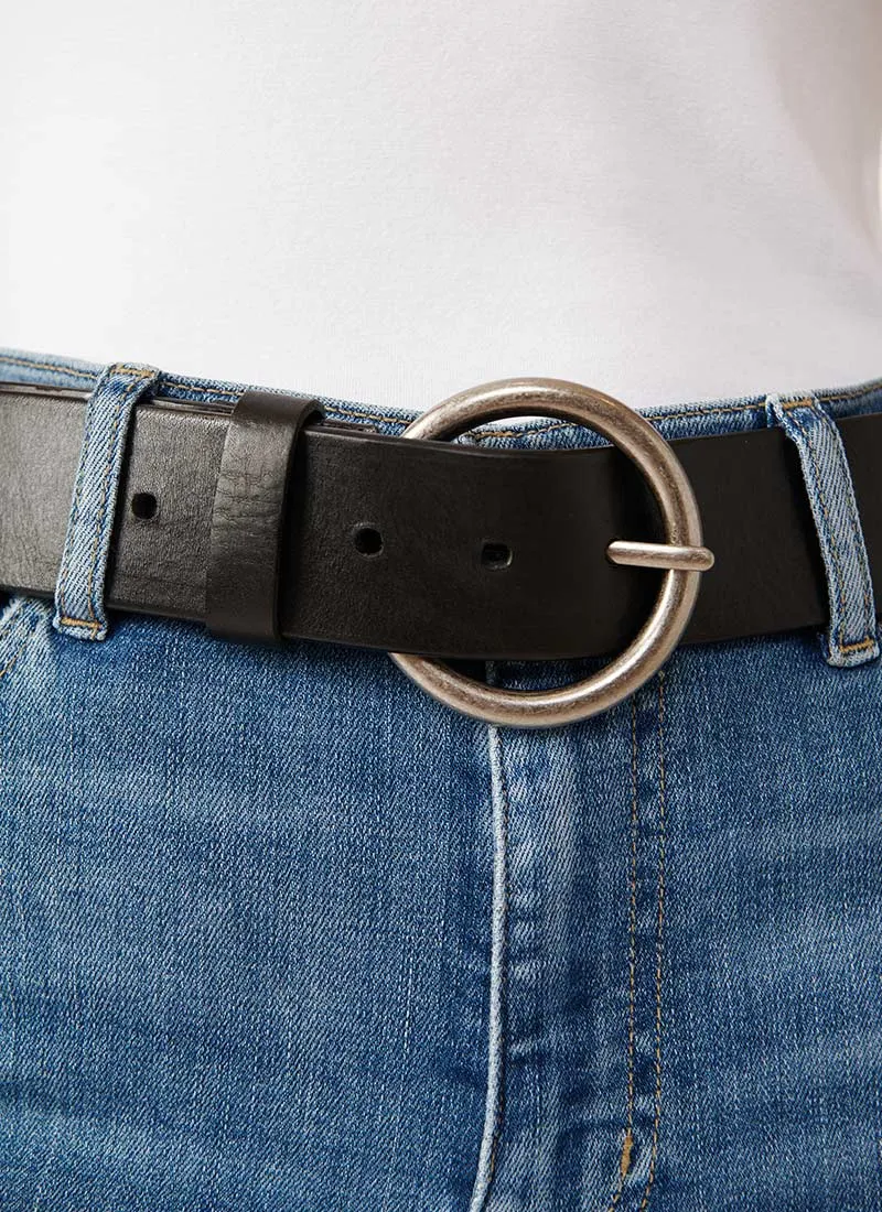 Vika Snake Leather Belt
