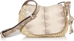 Vince Camuto Bonne Small Crossbody, Zulu Snake/Straw