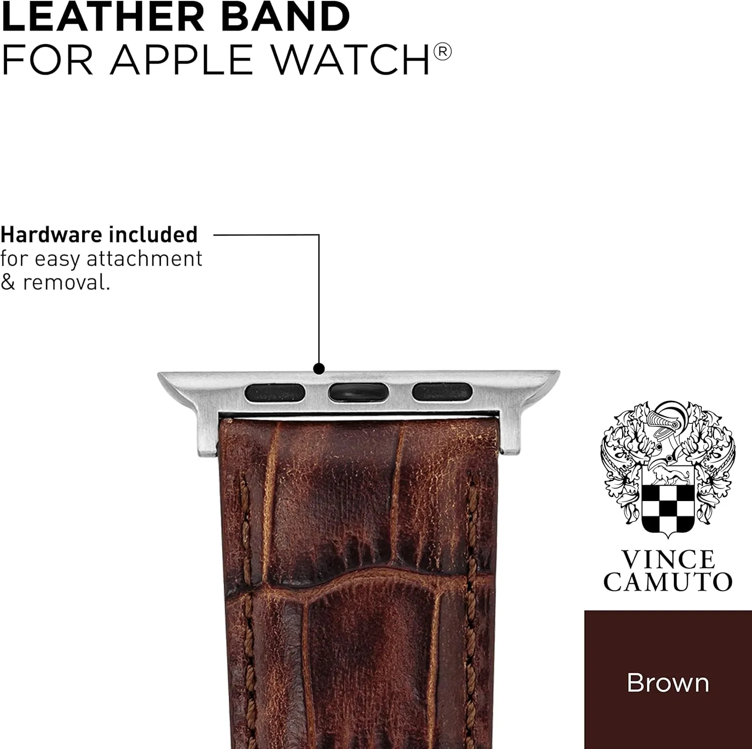Vince Camuto Fashion Bands for Apple Watch, Secure, Adjustable, Apple Watch Replacement Band, Fits Most Wrists