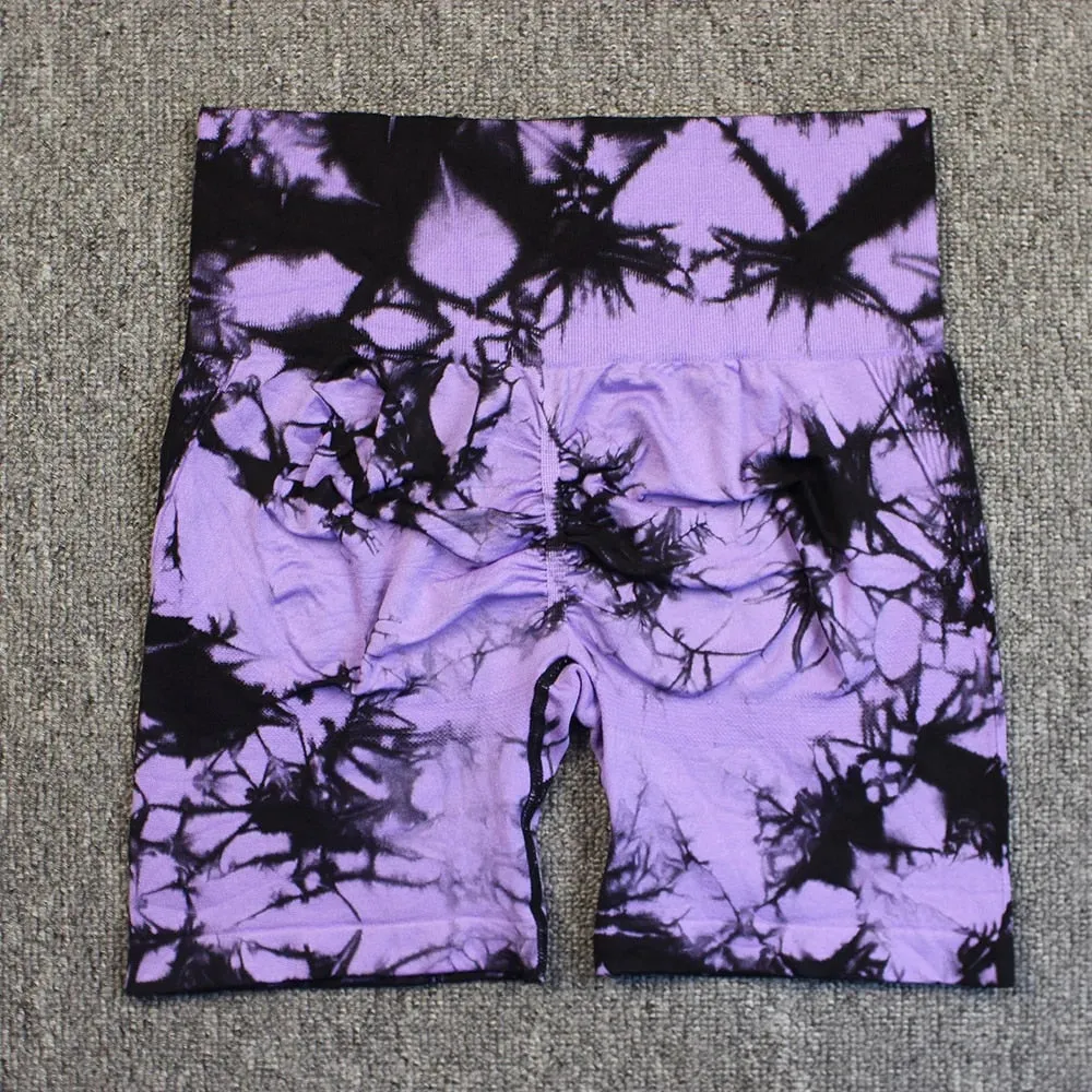 Viral Tie Dye Shorts (Size Up)