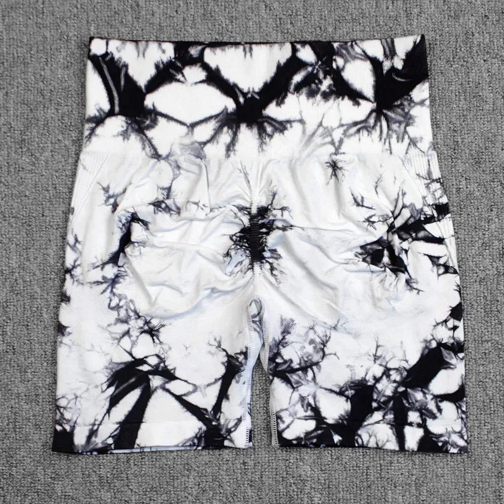 Viral Tie Dye Shorts (Size Up)