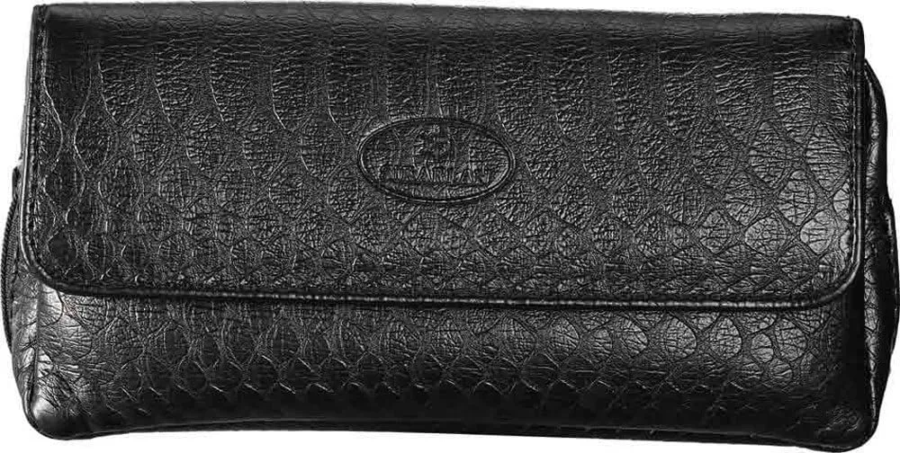 Visol Piper Black Leather Pipe Bag & Pipe Tamper Travel Set