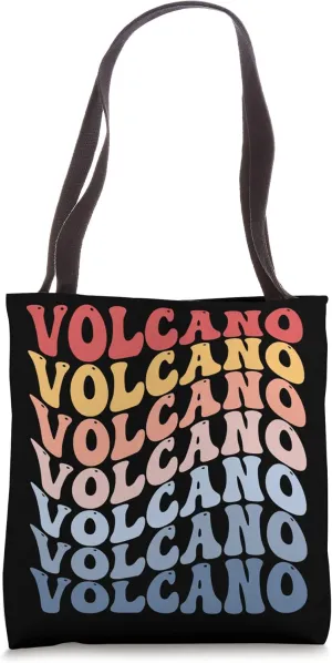 Volcano Groovy Geology Magma Lava Tote Bag