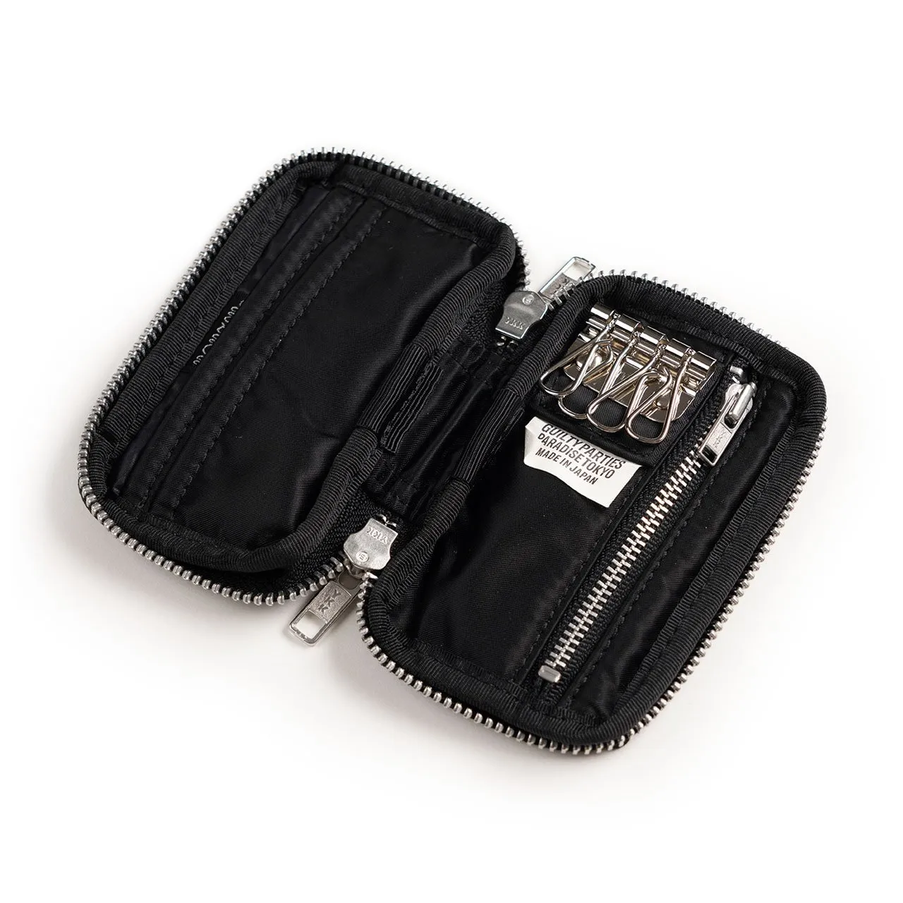 wacko maria x porter by yoshida key coin case (black)