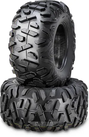 WANDA 2 All Terrain UTV ATV Tires 25x12-9 305/65-9 /6PR P3501 John Deer Gator...