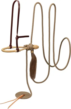 Weaver Leather Complete Mecate Set with Bosal, Tan, 1/2 x 23