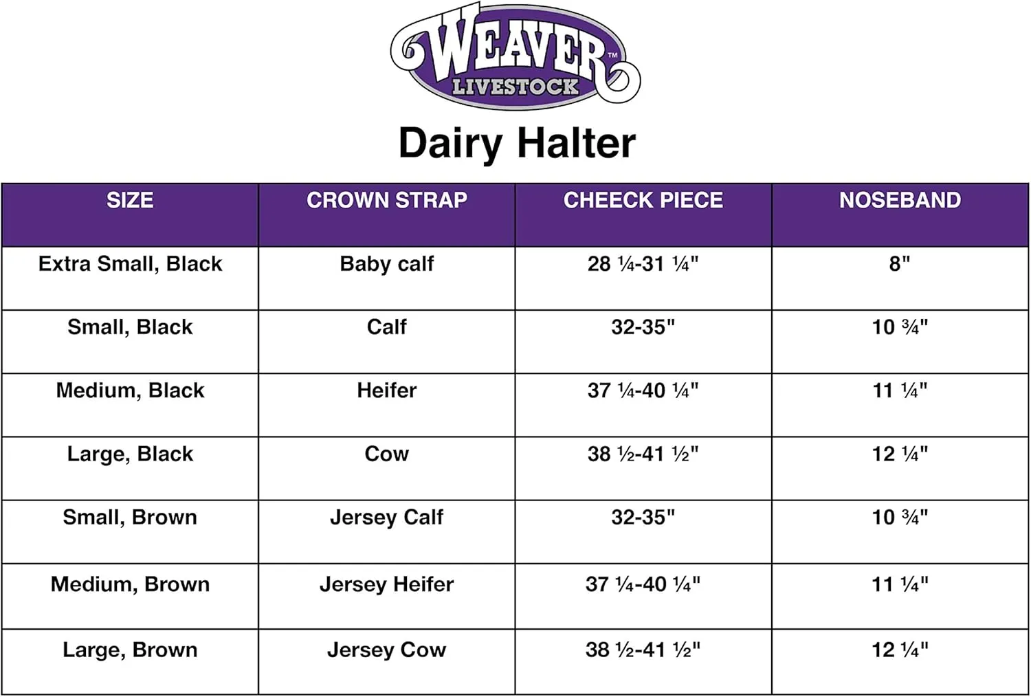 Weaver Leather Livestock Dairy Halter