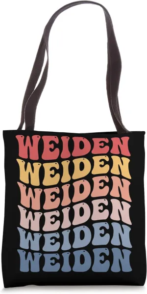 Weiden City Groovy Retro Tote Bag