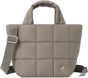 WESTBRONCO Small Puffer Bag Quilted Crossbody Bags for Women Puffy Purse Nylon Shoulder Handbag with Adjustable Strap