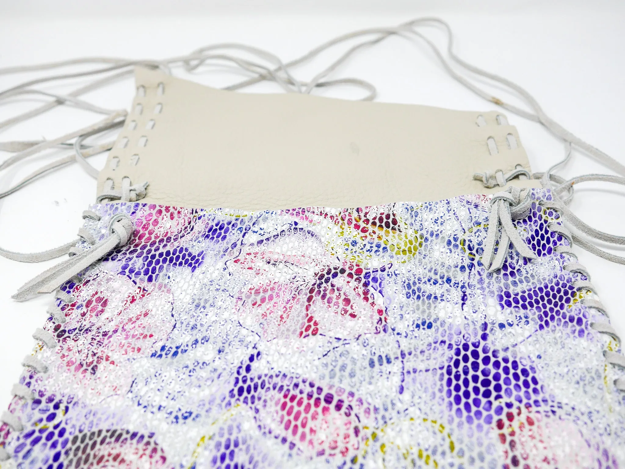 Whip Stitch Floral Snake