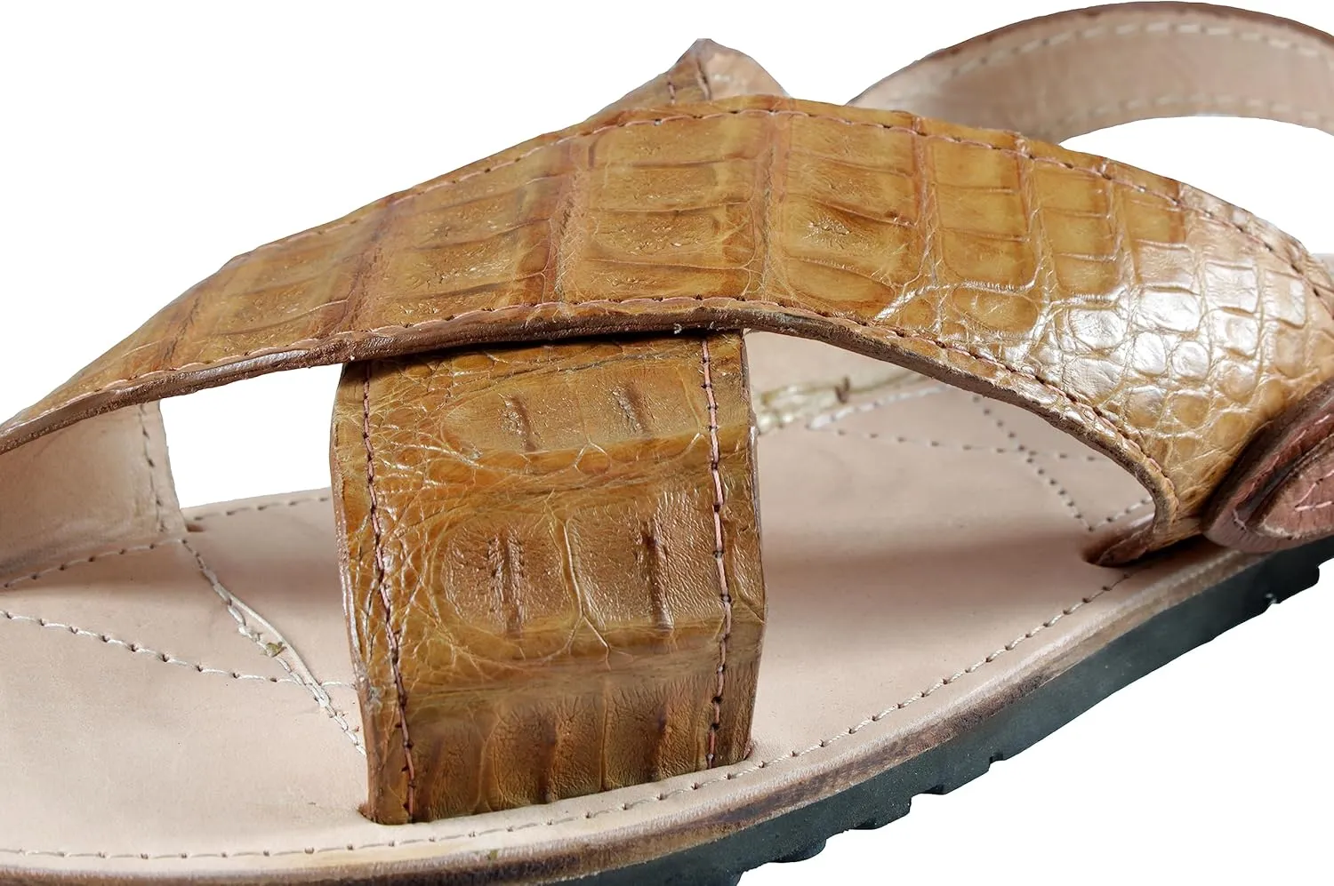 White Diamonds Boots Men Exotic Sandals Genuine Crocodile Leather Huaraches Piel Cocodrilo