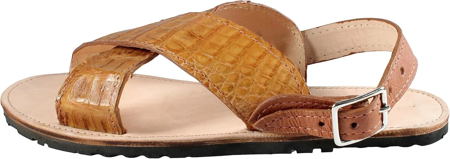 White Diamonds Boots Men Exotic Sandals Genuine Crocodile Leather Huaraches Piel Cocodrilo