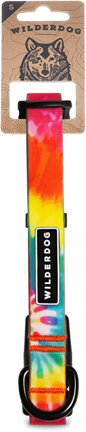 Wilderdog Waterproof Dog Collar - Repels Water & Dirt - Small 11"-15" - Tie Dye