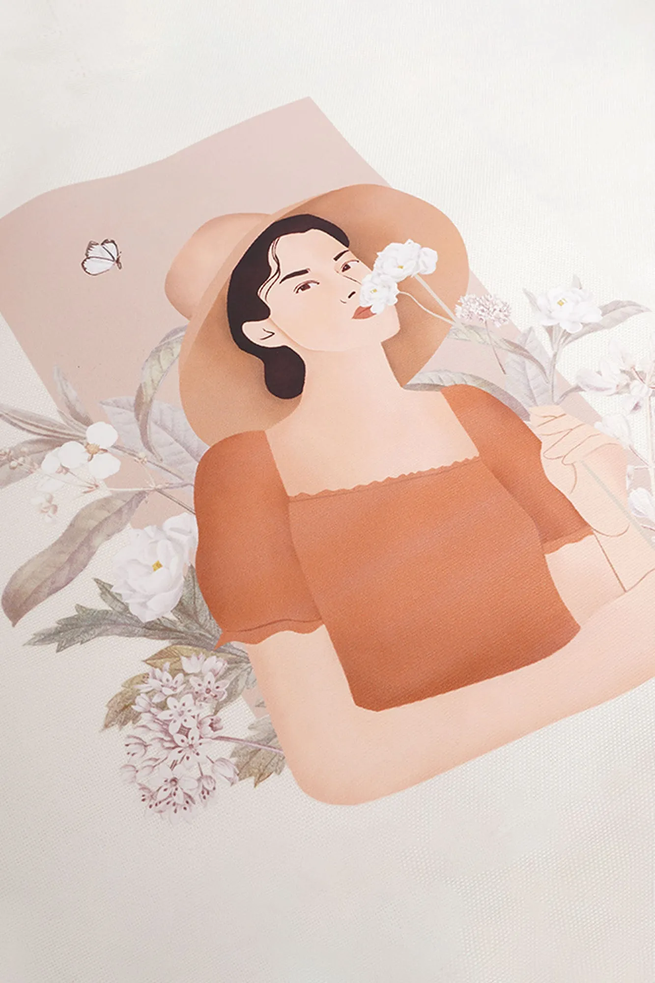 Woman in Bloom Tote Bag