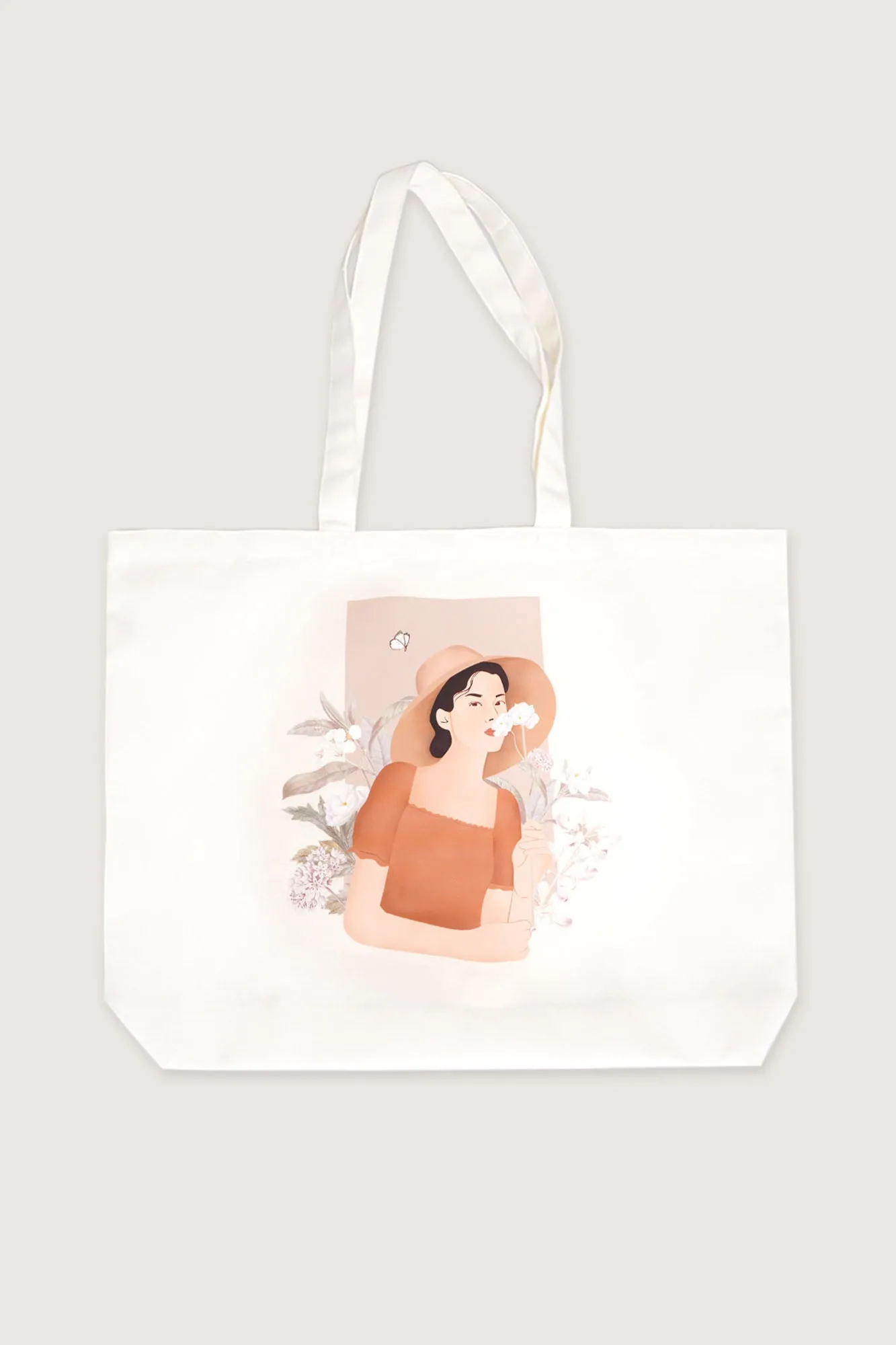 Woman in Bloom Tote Bag