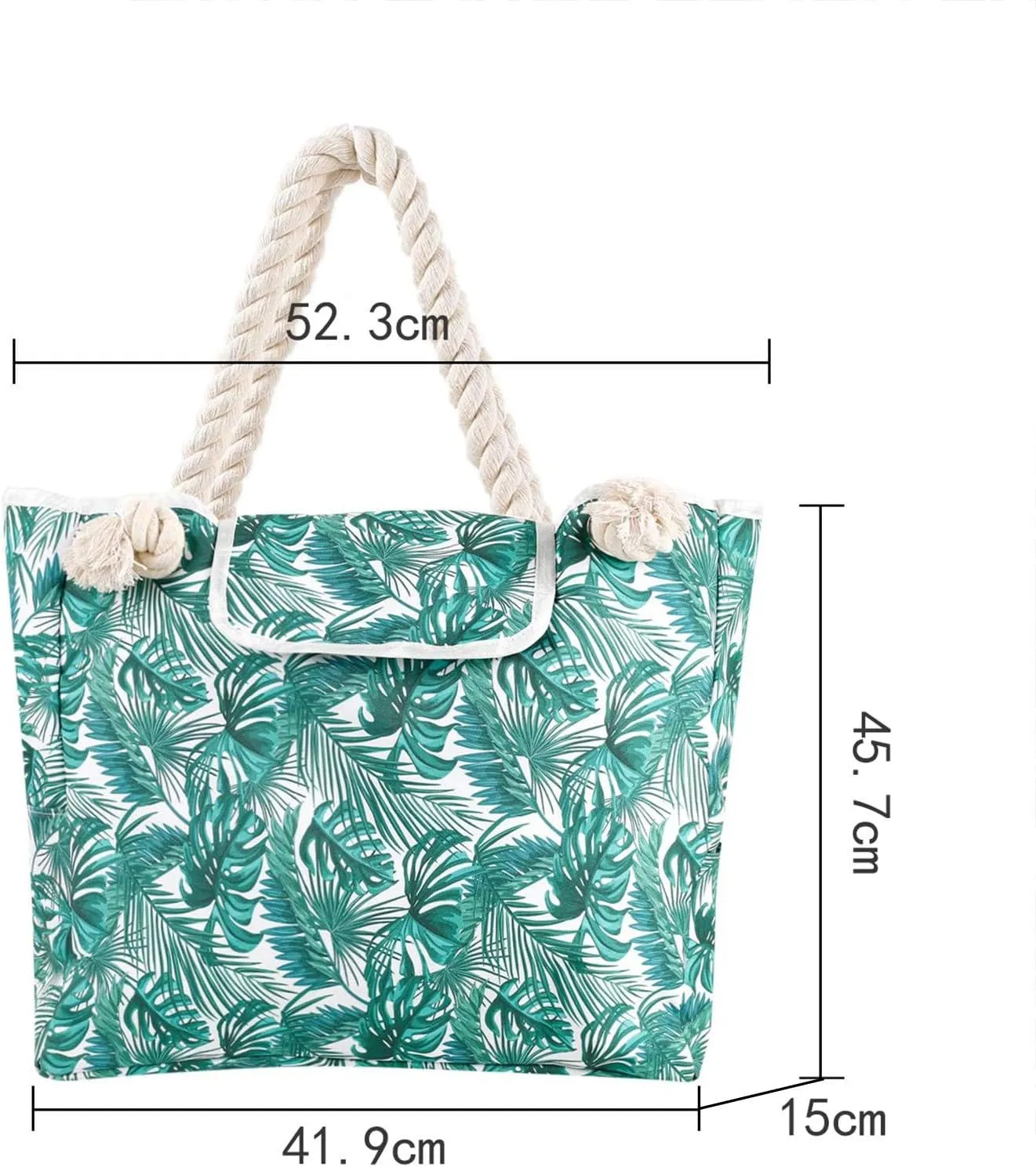 Women's Foreign Trade Multifunctional Single Shoulder Canvas Shopping Bags Leisure Vacation Beach Bag (Red, One Size)