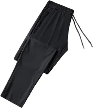 Womens Quick Dry Stretch Pant Trendy Cool Ice Silk Active Elastic Trouser Going Out Hiking Athletic Casual Sweatpants