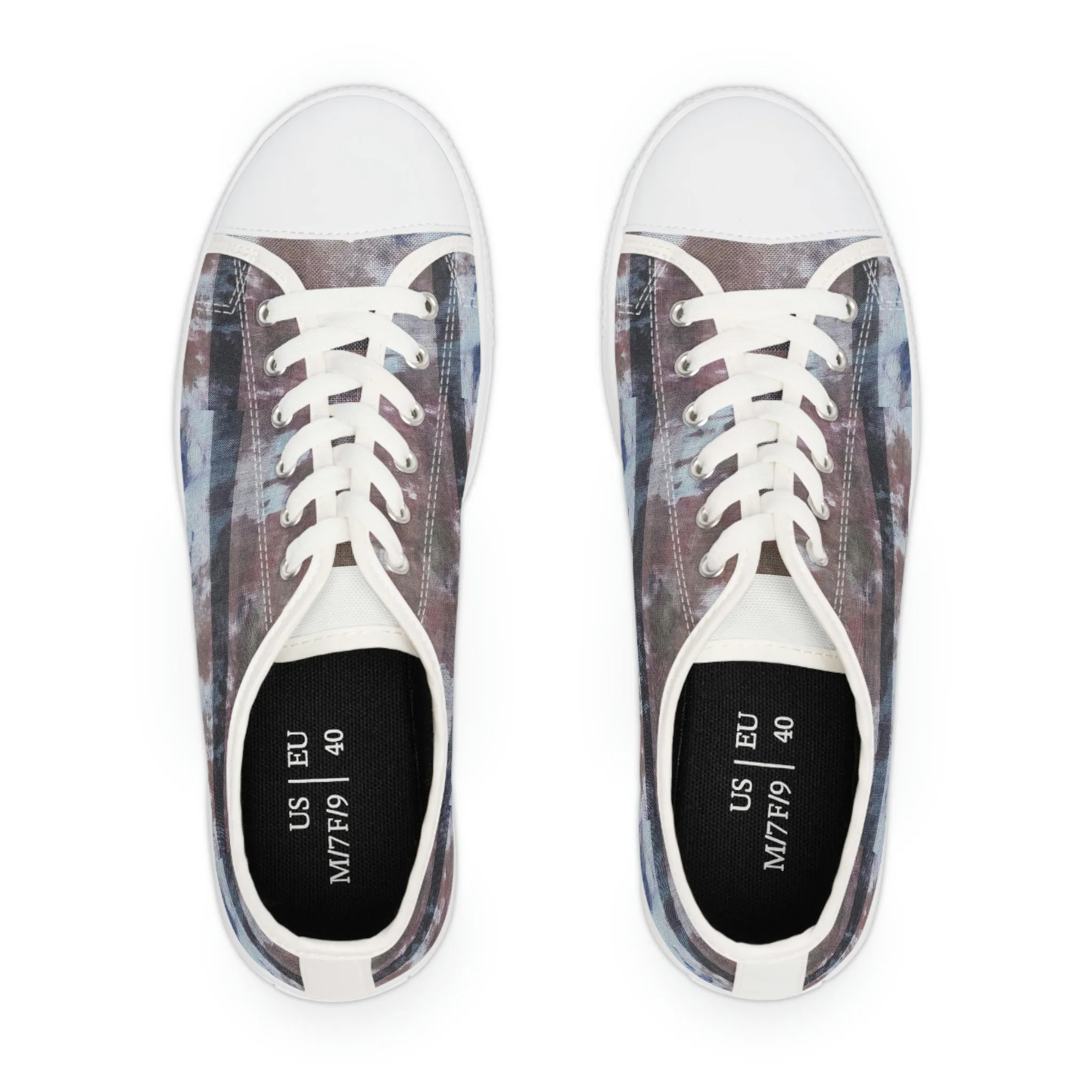 Women's Tie Dye Low Top Sneakers