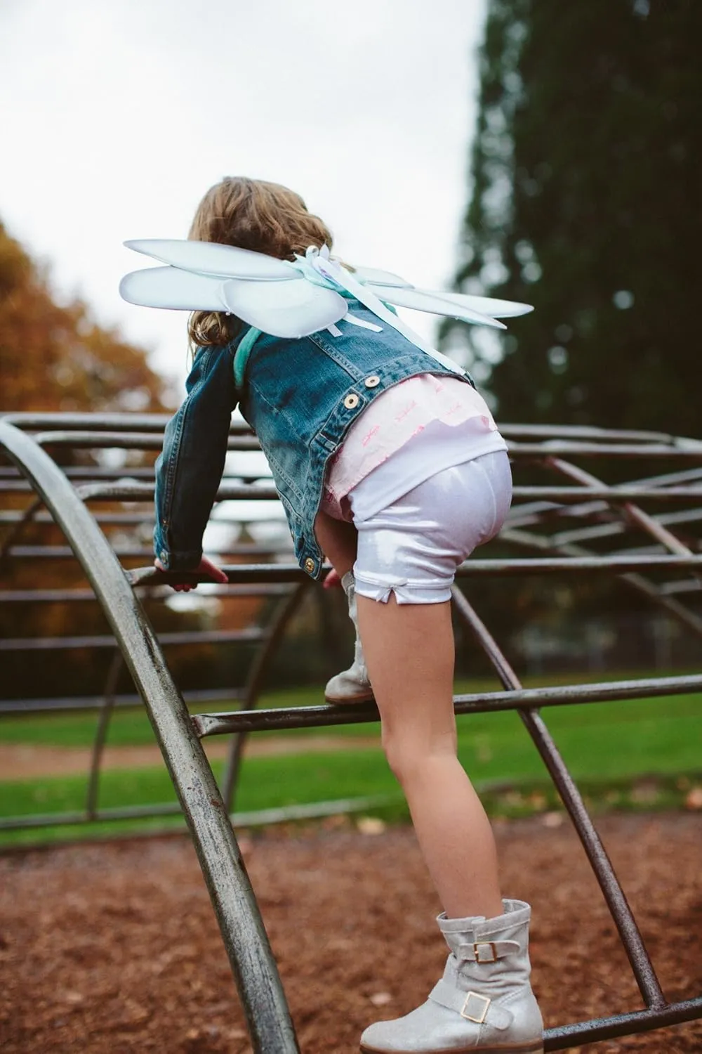 Worry-Free Girl's Playground Shorts, Nylon and Spandex Blend,