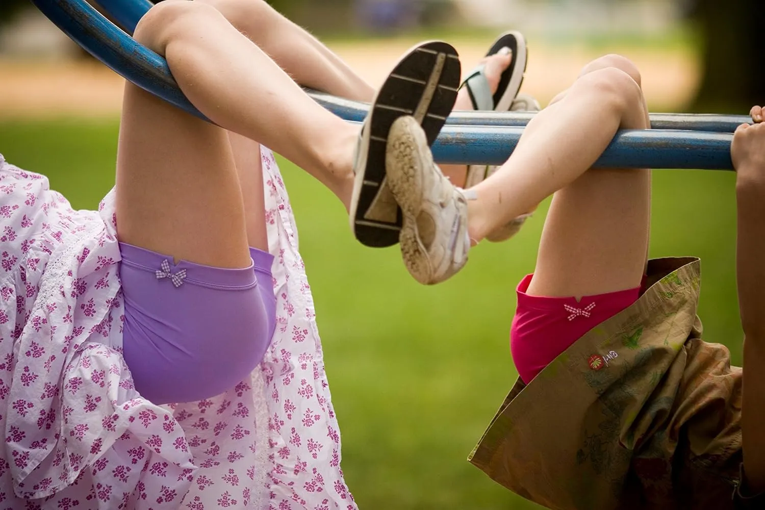 Worry-Free Girl's Playground Shorts, Nylon and Spandex Blend,