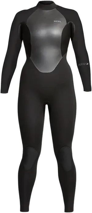 XCEL Womens Axis X Back Zip 4/3mm Fullsuit