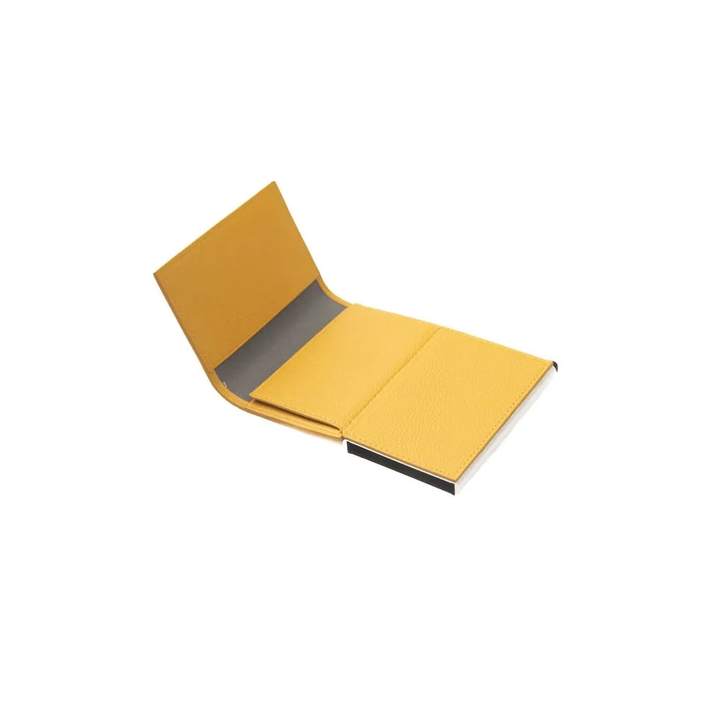 Yellow Calfskin Men Wallet