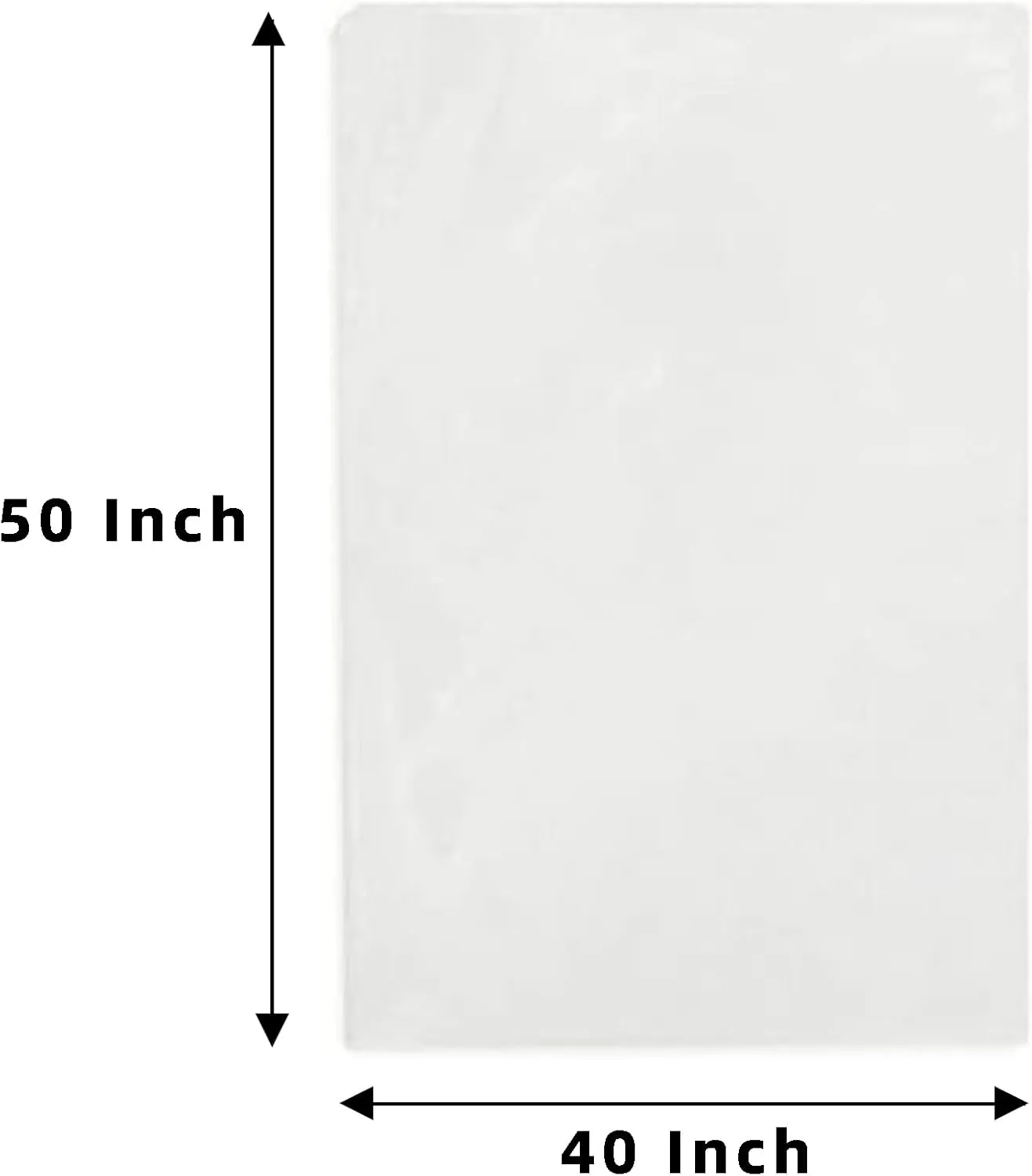 Yotelab Extra Large Cellophane Bags, 40x50 Inch Clear Cellophane Wrap for Gift Baskets, 10Pcs Jumbo Huge Clear Basket Bags